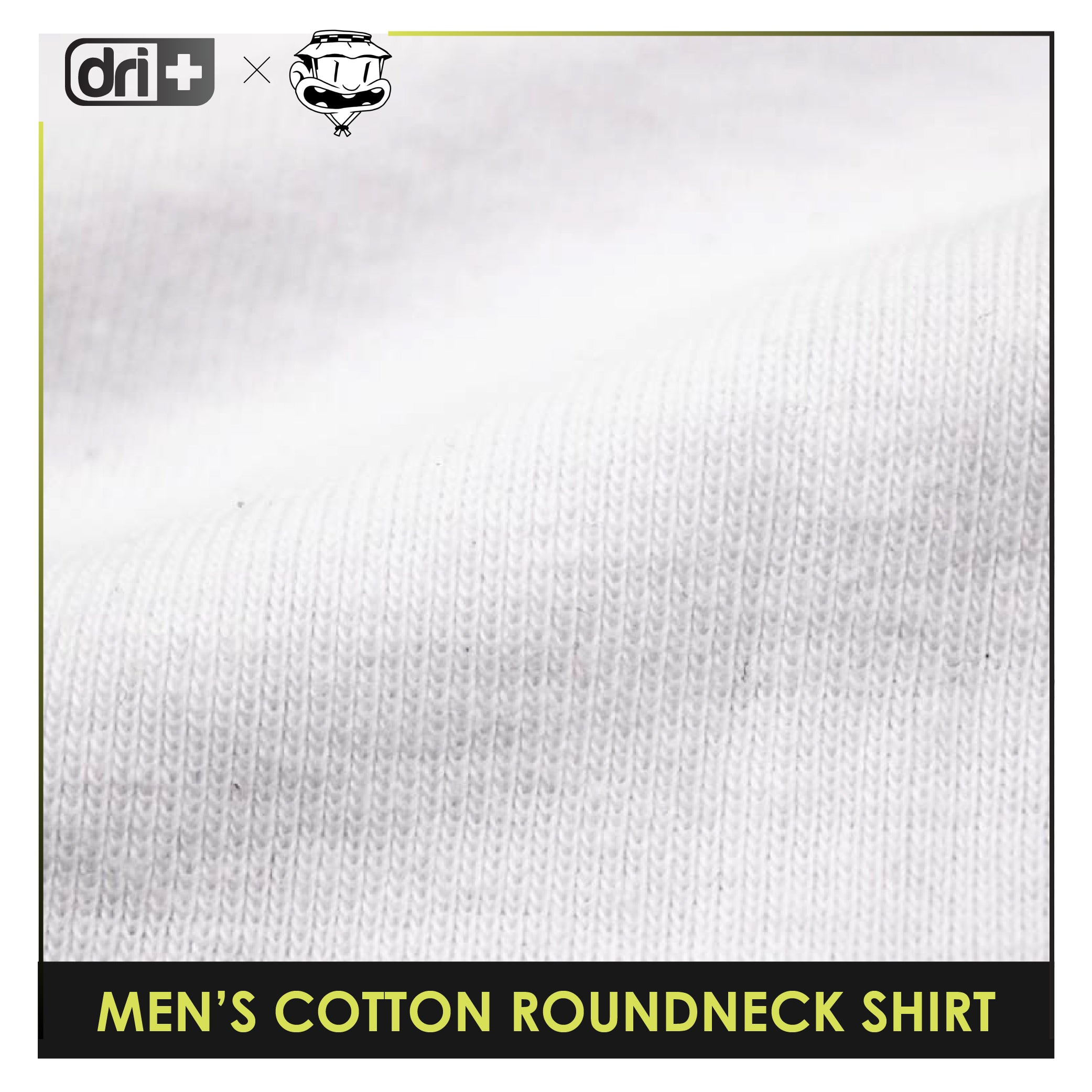 Dri Plus Men’s Baltek Collection Anti-Odor Sweat Wicking Cotton Roundneck Shirt 1 pc DUMSRC5217