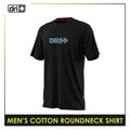 Dri Plus Men’s Anti-Odor Sweat Wicking Cotton Roundneck Shirt 1pc DUMSRC524