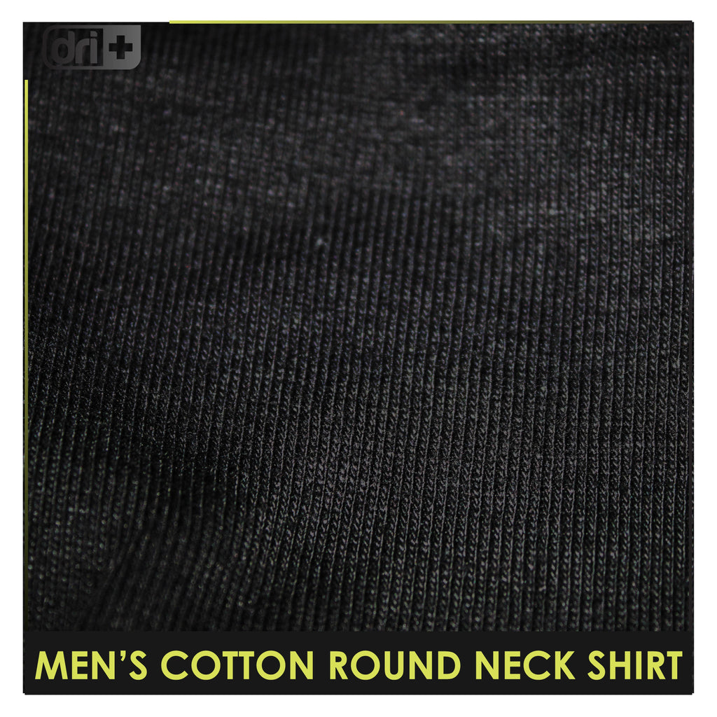 Dri Plus Men’s Doripurasu Anti-Odor Sweat Wicking Light Cotton Roundneck Shirt 1 piece DUMSRC529