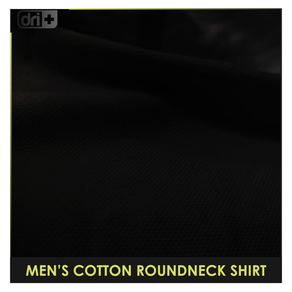 Dri Plus Men’s Anti-Odor Sweat Wicking Cotton The Dri+ logo Roundneck Shirt 1 piece DUMSRC5311