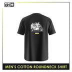 Dri plus Men's Cooltura Anti-Odor Sweat Wicking Cotton Roundneck Shirt 1 piece DUMSRC615