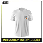 Dri plus Men's Cooltura Anti-Odor Sweat Wicking Cotton Roundneck Shirt 1 piece DUMSRC615