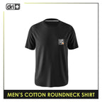 Dri plus Men's Cooltura Anti-Odor Sweat Wicking Cotton Roundneck Shirt 1 piece DUMSRC615