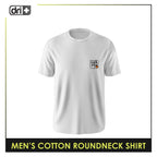 Dri plus Men's Cooltura Anti-Odor Sweat Wicking Cotton Roundneck Shirt 1 piece DUMSRC615