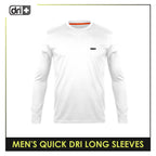 Dri Plus Men's Quick Dri Long Sleeve 1 piece DUMSRL4401