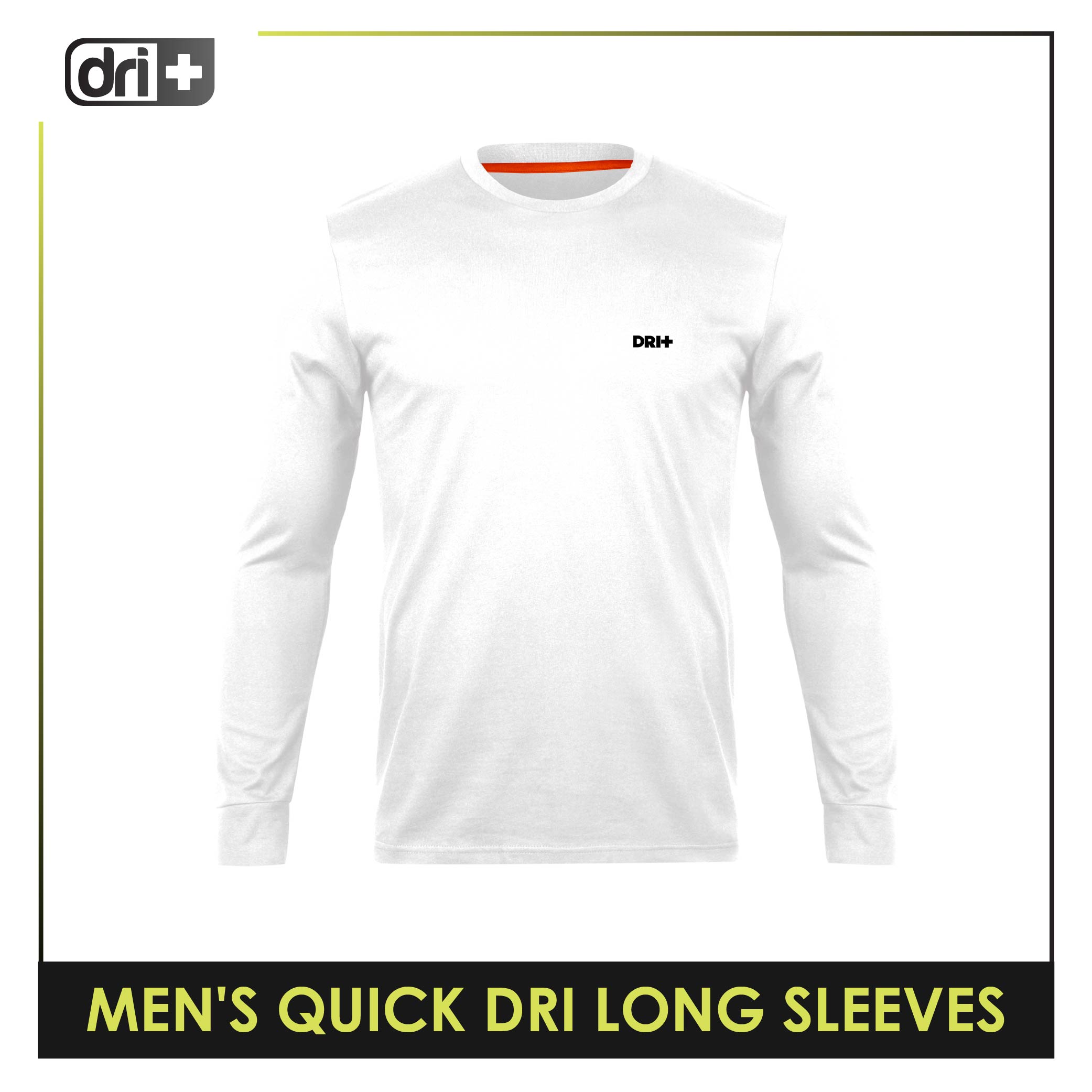 Dri Plus Men's Quick Dri Long Sleeve 1 piece DUMSRL4401