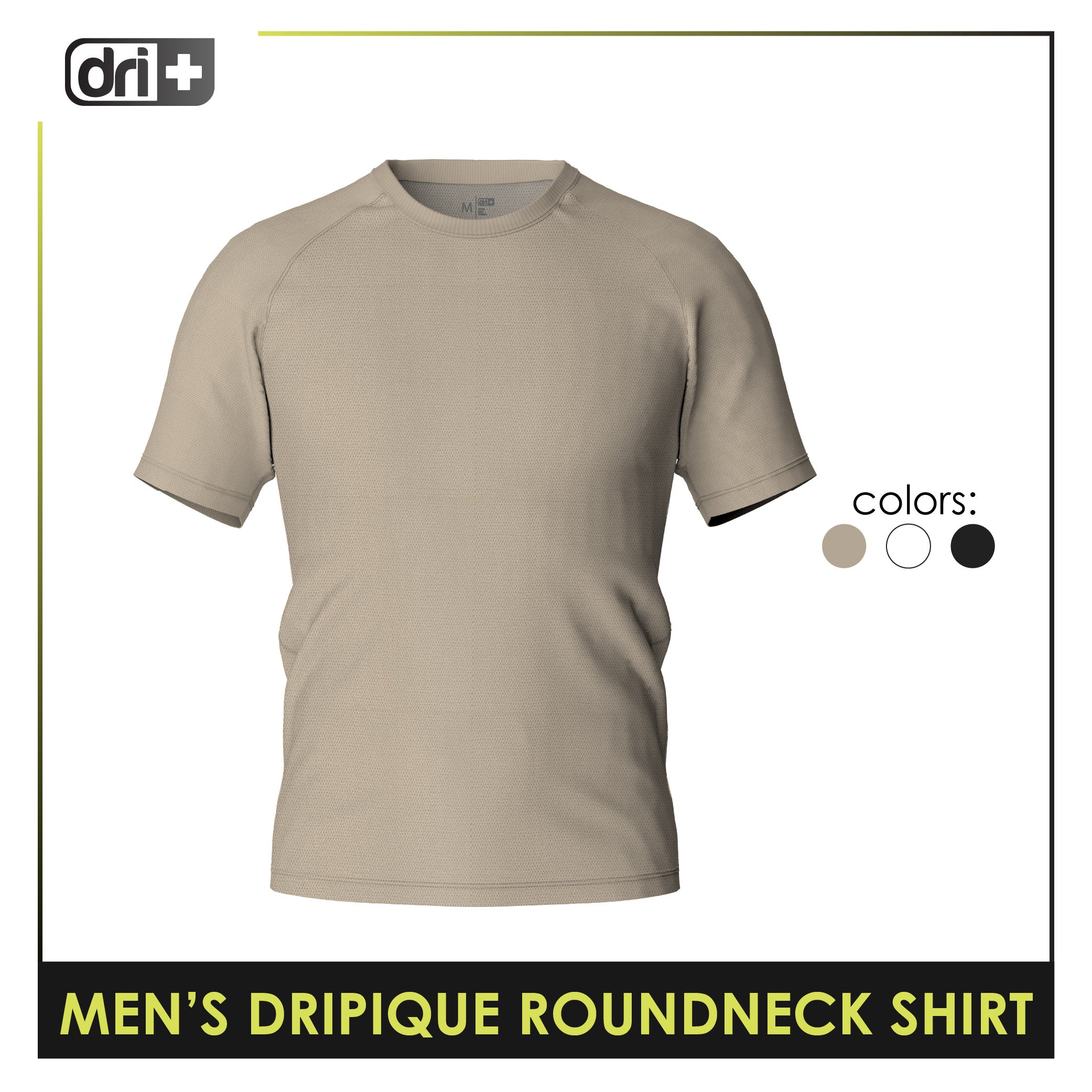 Dri Dri Plus Menโs DRIPIQUE Collection Shirt 1pc DUMSRN521 โ burlingtonph