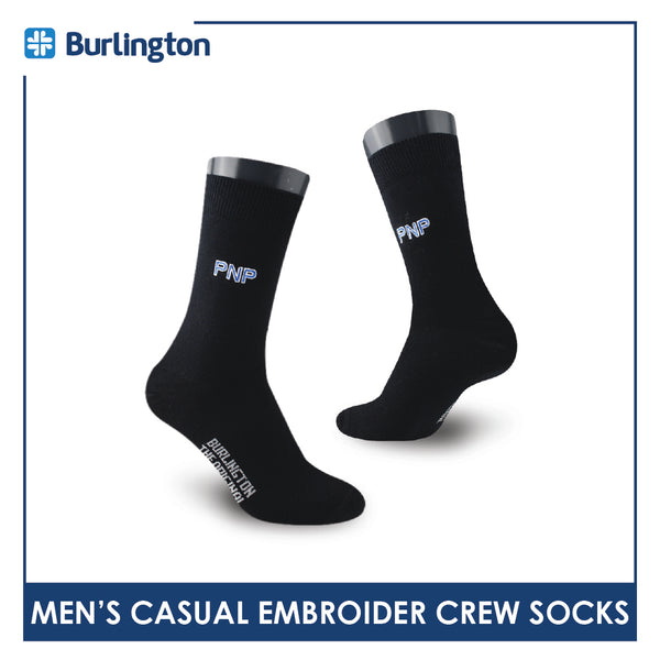 Burlington X PNP Men's Cotton Casual Crew Socks 1 pair EGDM148