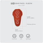 Dri Plus Men's Elbow Armor Pads 1 pair AMGAEK