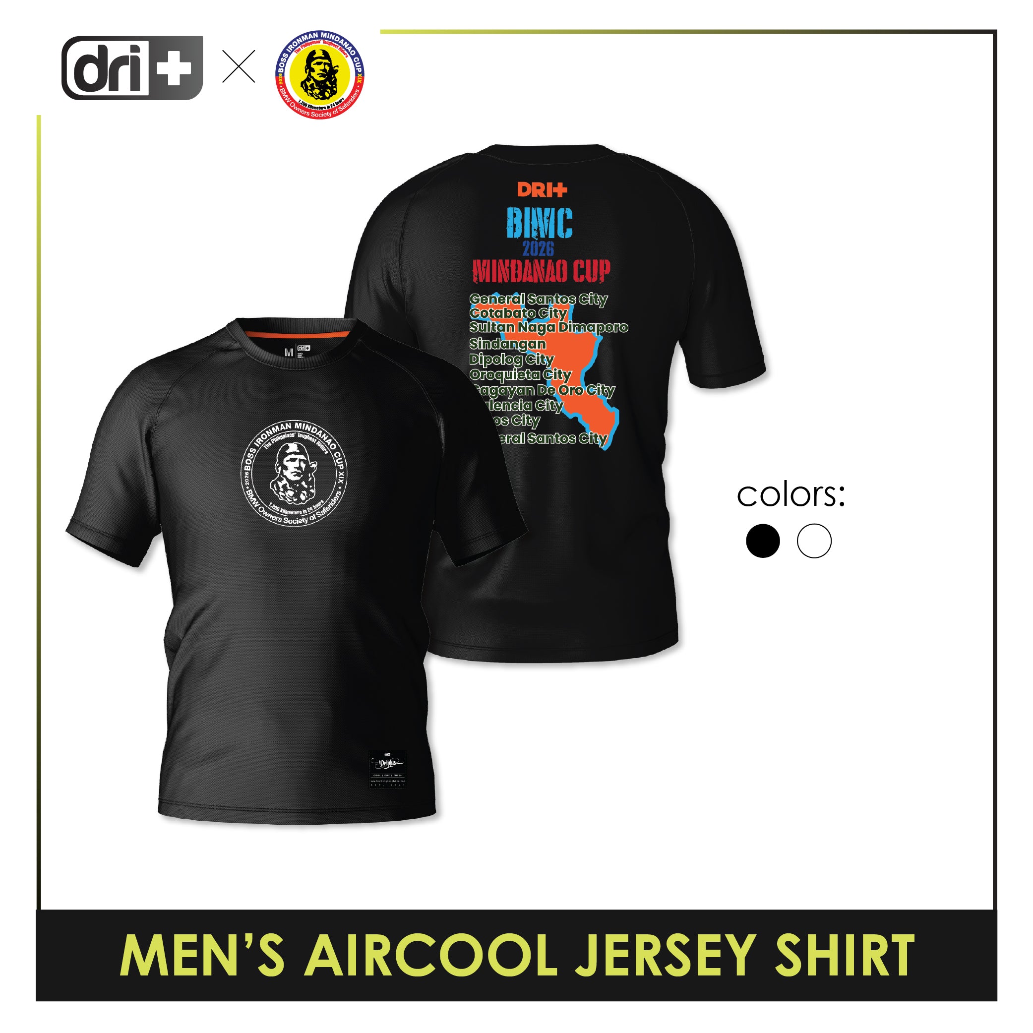 Dri Plus x BIMC Mindanao Cup Men's Anti-Odor Sweat Wicking Jersey Shirt 1 pc EMDSRBIMC