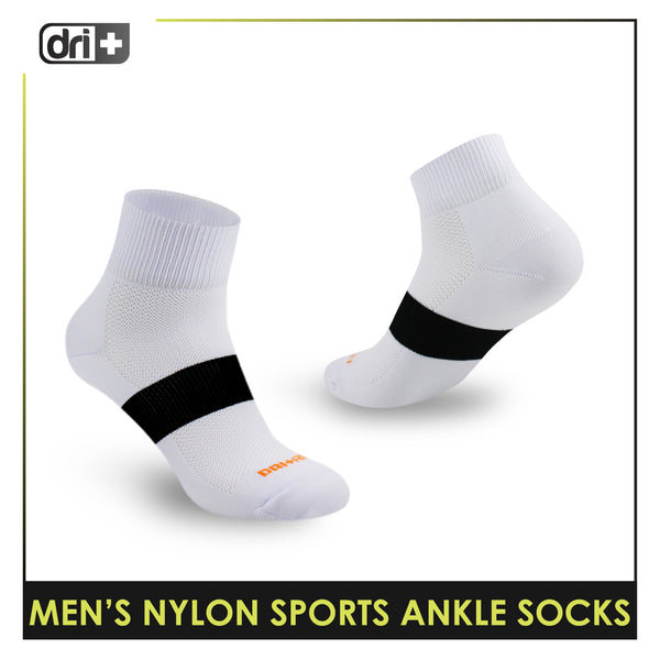 Dri Plus Run Men’s Nylon Sports Ankle Socks 1 pair in 1 pack EMNANAS
