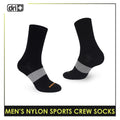 Dri Plus Run Men’s Nylon Sports Crew Socks 1 pair in 1 pack EMNANCS
