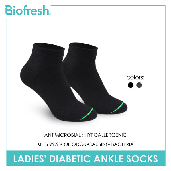 Biofresh Ladies' Diabetic Casual Ankle Socks 1 pair FLD2