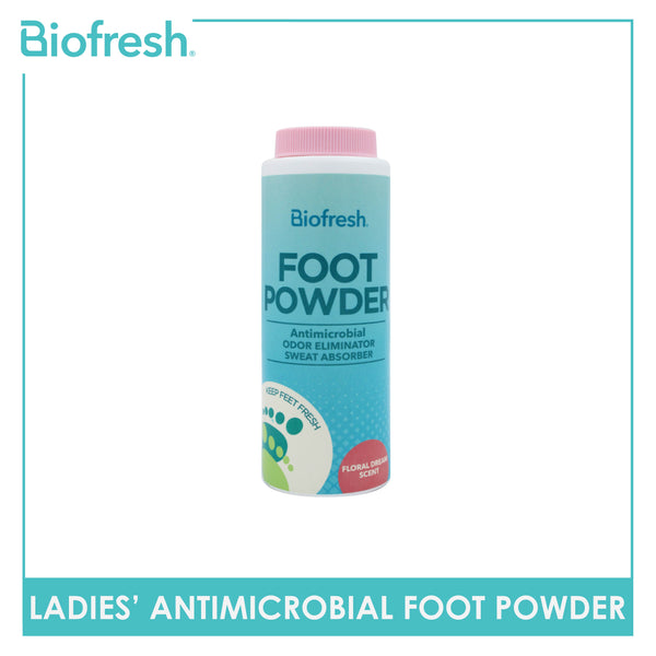 Biofresh Ladies' Floral Dream Antimicrobial Foot Powder 100g 1 piece FLFP01