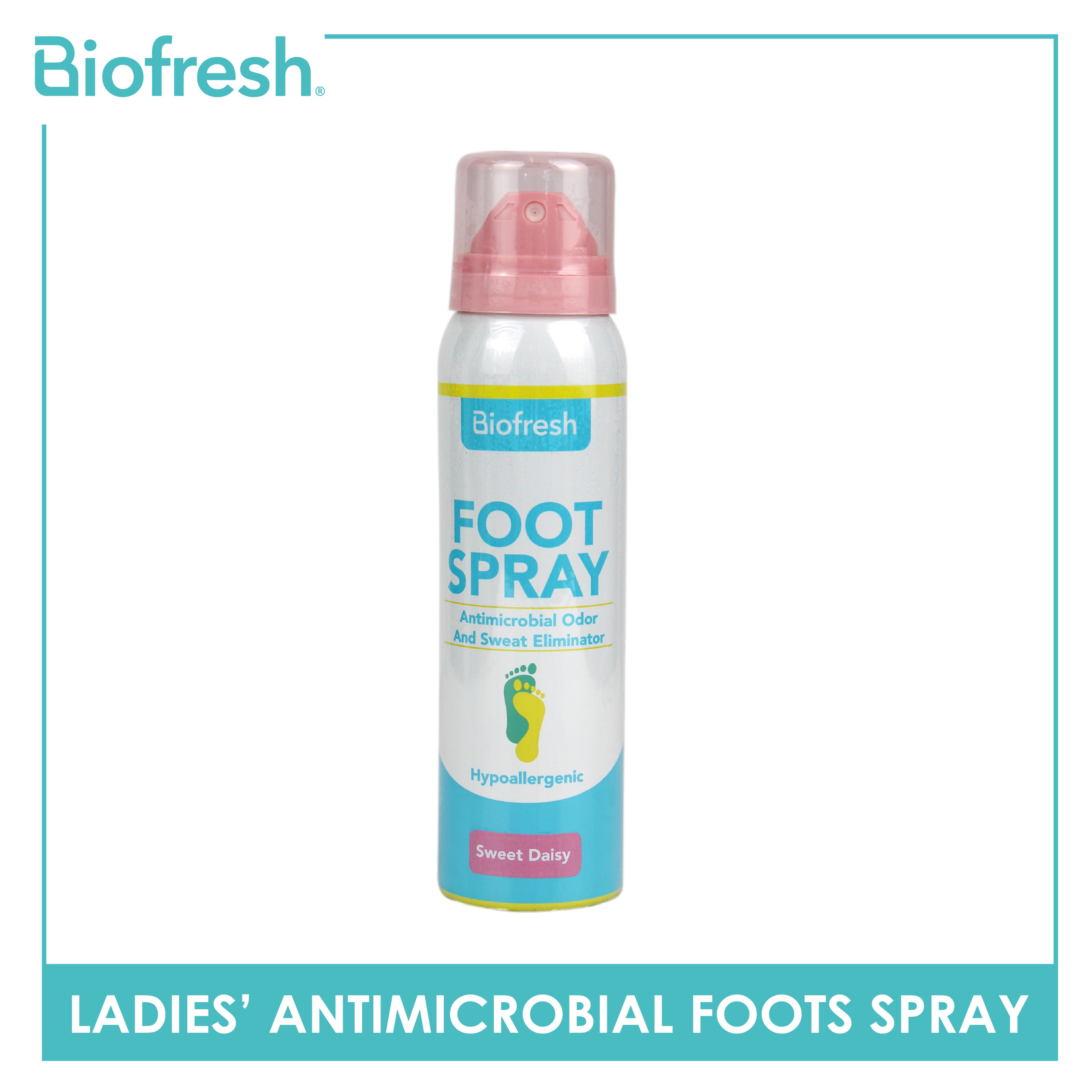 Biofresh Ladies' Antimicrobial Foot Spray FLFS01