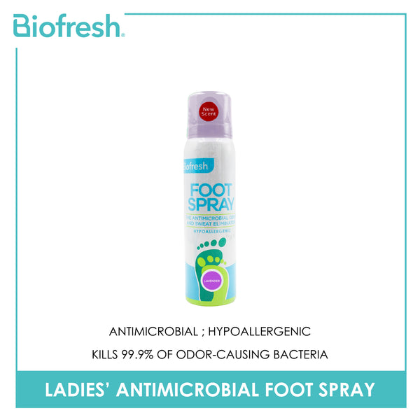 Biofresh Ladies' Antimicrobial Foot Spray FLFS01