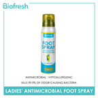 Biofresh Ladies' Antimicrobial Foot Spray FLFS01