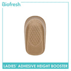 Biofresh Ladies' Adhesive Invisible Height Booster Gel Insole FLHB01