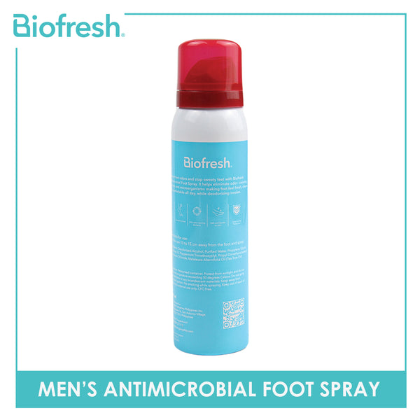 Biofresh Men’s Antimicrobial Foot Spray 1 piece FMFS03