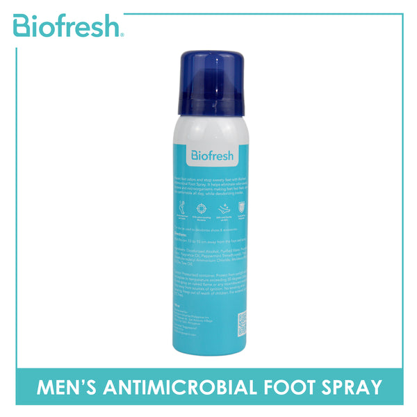 Biofresh Men’s Antimicrobial Foot Spray 1 piece FMFS03