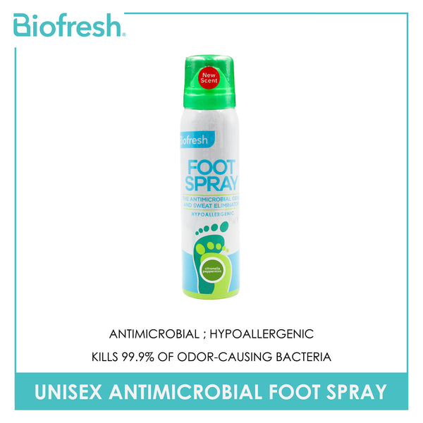 Biofresh Unisex Antimicrobial Citronella Peppermint Foot Spray 1 piece FMFS11