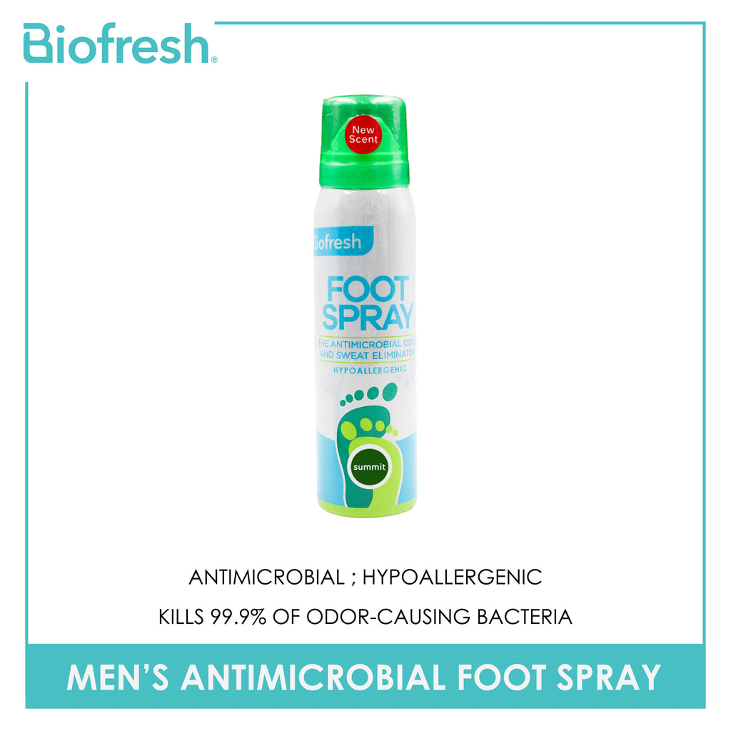 Biofresh Men’s Antimicrobial Summit Foot Spray 1 piece FMFS17