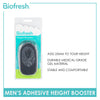 Biofresh Men's Adhesive Invisible Height Booster Gel Insole FMHB01