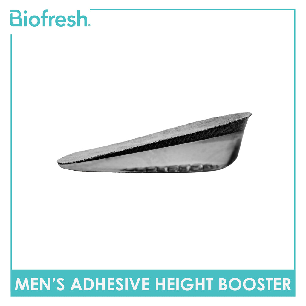 Biofresh Men's Adhesive Invisible Height Booster Gel Insole FMHB01