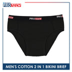 Burlington Protech Men’s Quick Dry Cotton Bikini Brief 2 pieces in a pack GPMBKG3201