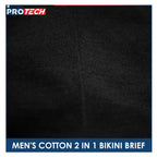 Burlington Protech Men’s Quick Dry Cotton Bikini Brief 2 pieces in a pack GPMBKG3201