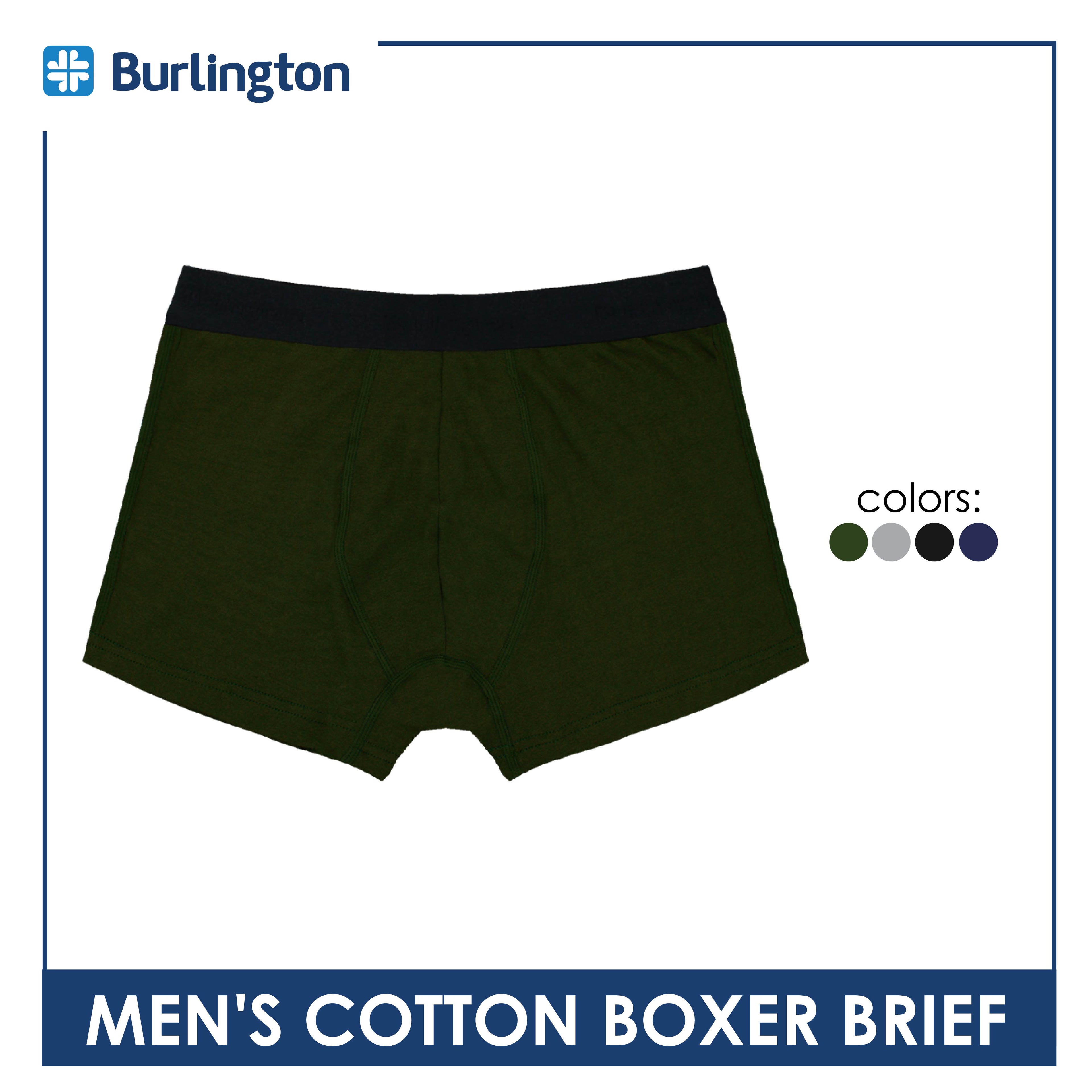 Burlington Men's Cotton Boxer Brief 1 piece GTMBBFS1