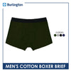 Burlington Men's Cotton Boxer Brief 1 piece GTMBBFS1