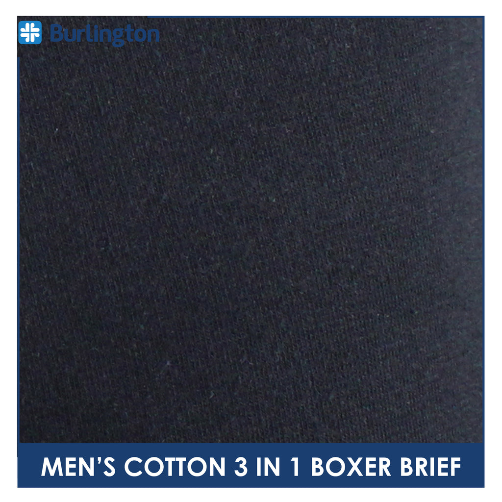 Burlington Men's Cotton Boxer Brief 3 pieces in a pack GTMBBG22