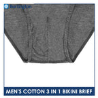 Burlington Men's Cotton Bikini Brief 3 pieces in a pack GTMBKG2