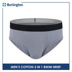 Burlington Men's Cotton Bikini Brief 3 pieces in a pack GTMBKG8