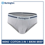 Burlington Men's Cotton Bikini Brief 3 pieces in a pack GTMBSG1