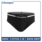 Burlington Men's Cotton Bikini Brief 3 pieces in a pack GTMBSG1