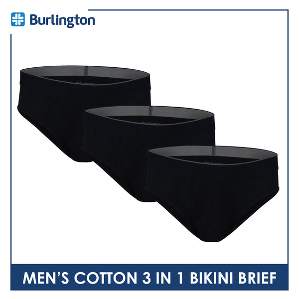 Burlington Men's Cotton Bikini Brief 3 pieces in a pack GTMBSG4
