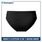 Burlington Men's Cotton Bikini Brief 3 pieces in a pack GTMBSG5