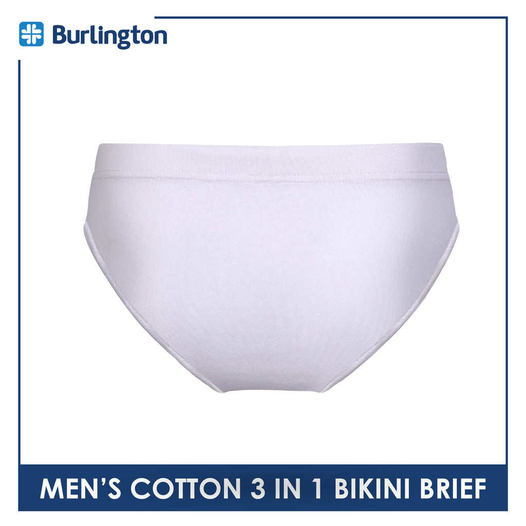 Burlington Men's Cotton Bikini Brief 3 pieces in a pack GTMBSG5