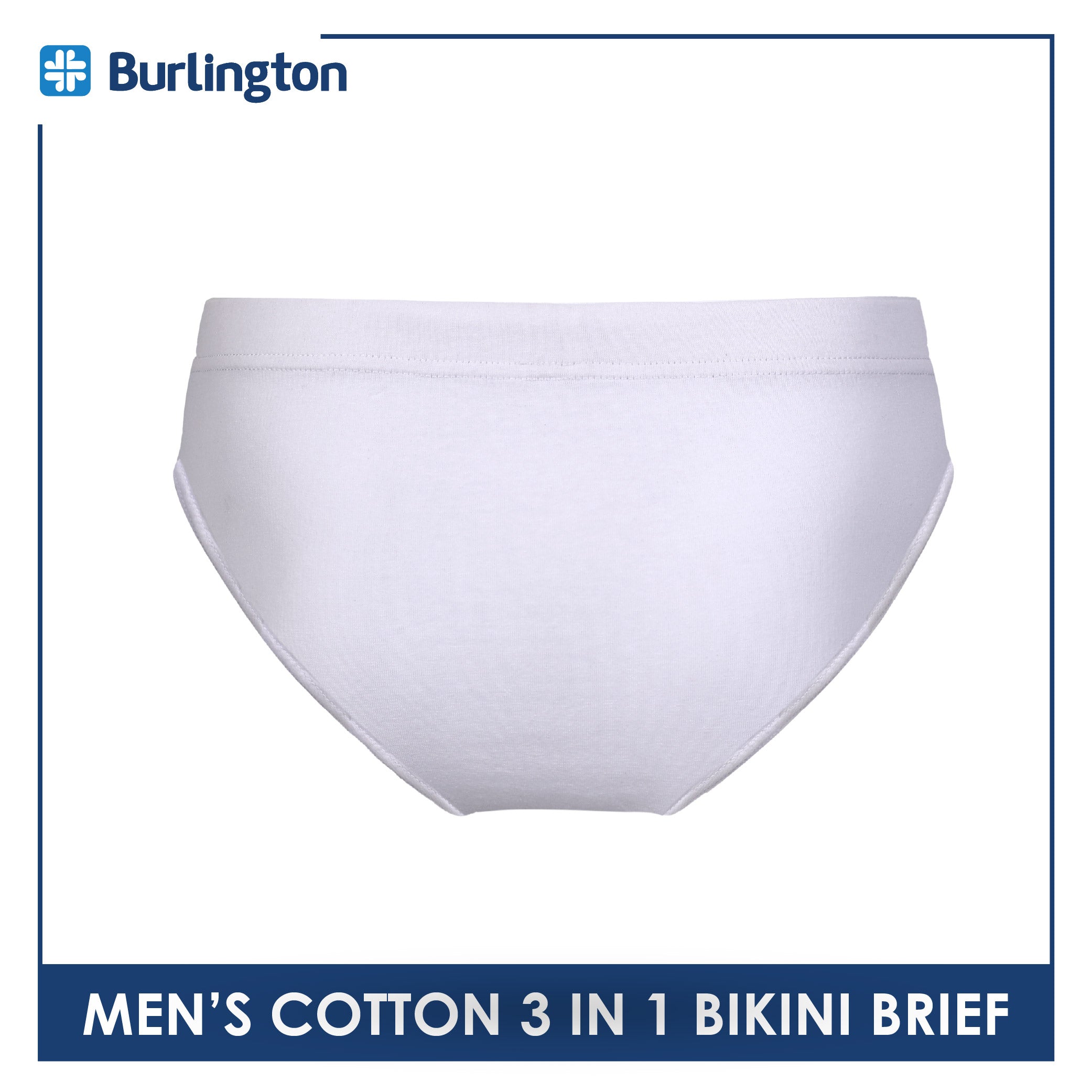 Burlington Men's Cotton Bikini Brief 3 pieces in a pack GTMBSG5