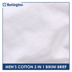 Burlington Men's Cotton Bikini Brief 3 pieces in a pack GTMBSG5