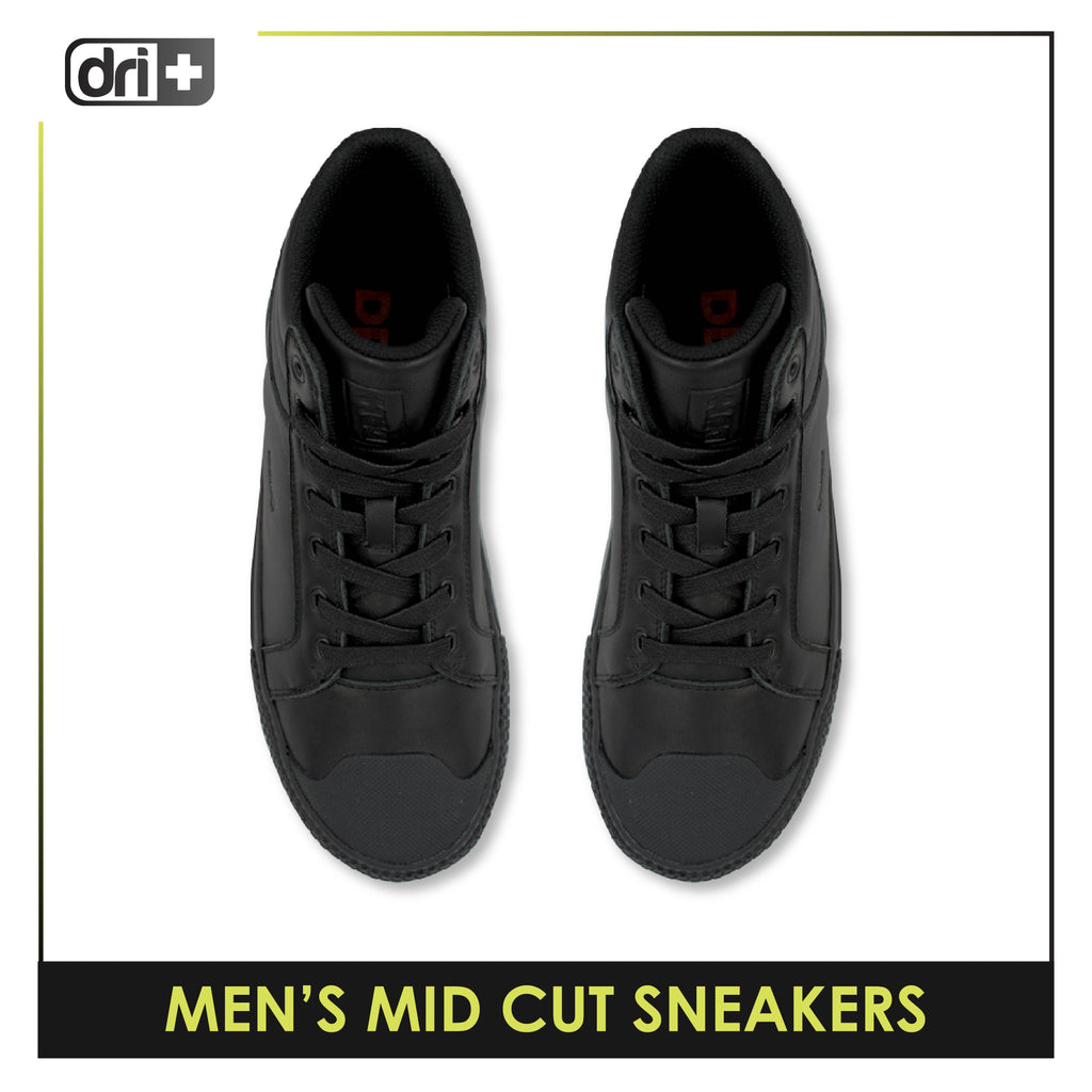 Dri Plus Men’s DRI+RIDE Urban Full Grain Leather Mid Cut Sneaker Shoes HDMH3401