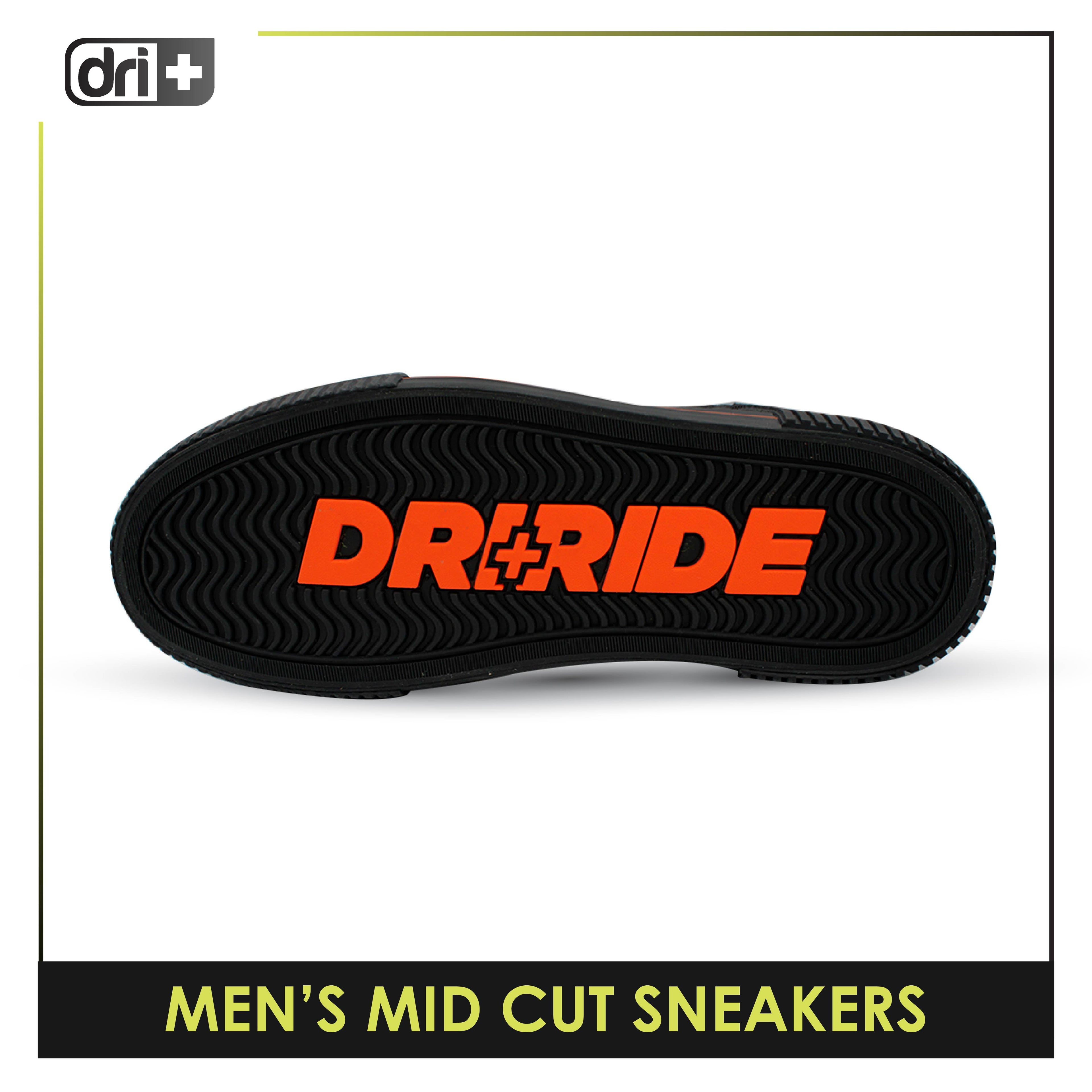 Dri Plus Men’s DRI+RIDE Urban Full Grain Leather Mid Cut Sneaker Shoes HDMH3401