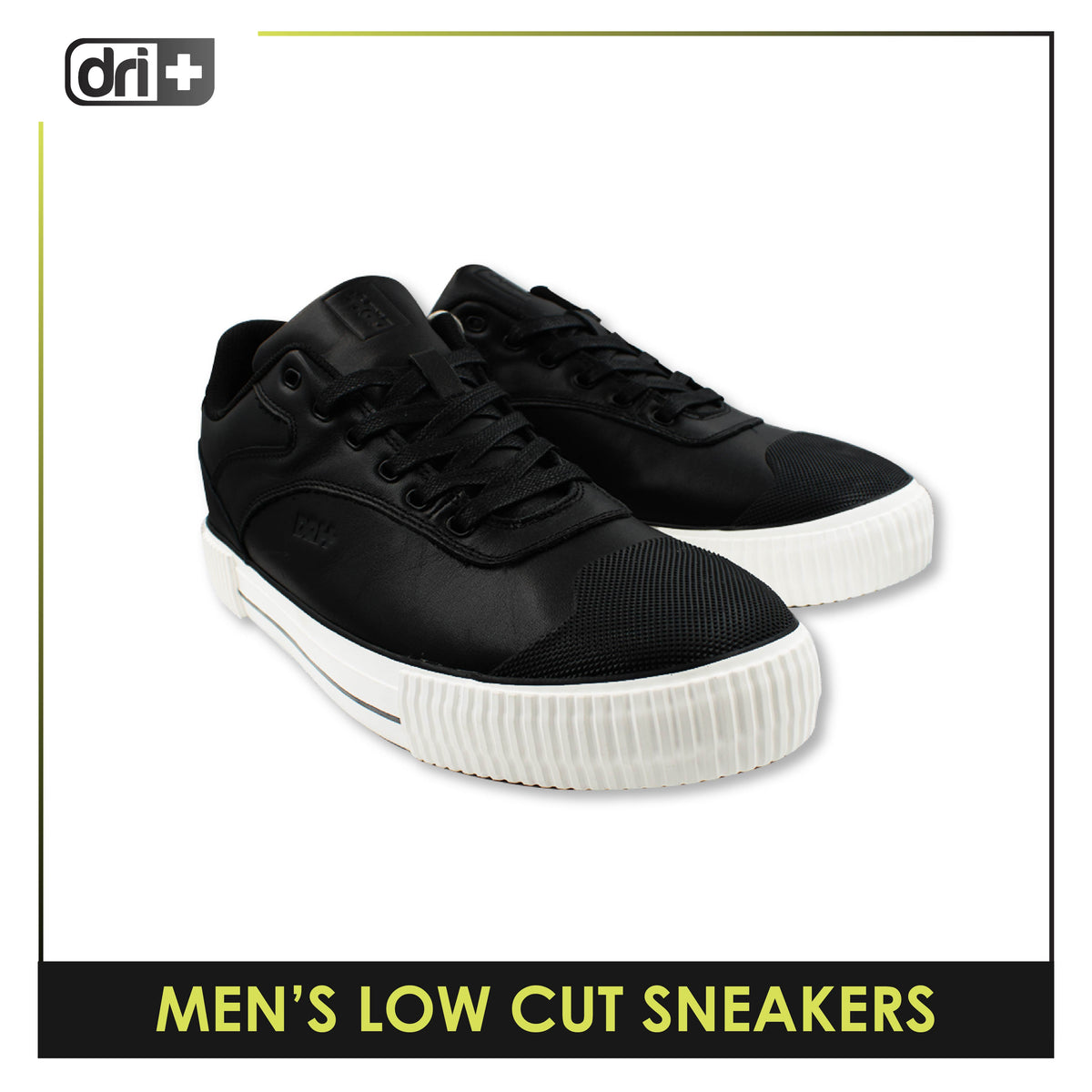 Dri Plus Men’s DRI+RIDE Urban Full Grain Leather Low Cut Sneaker Shoes ...