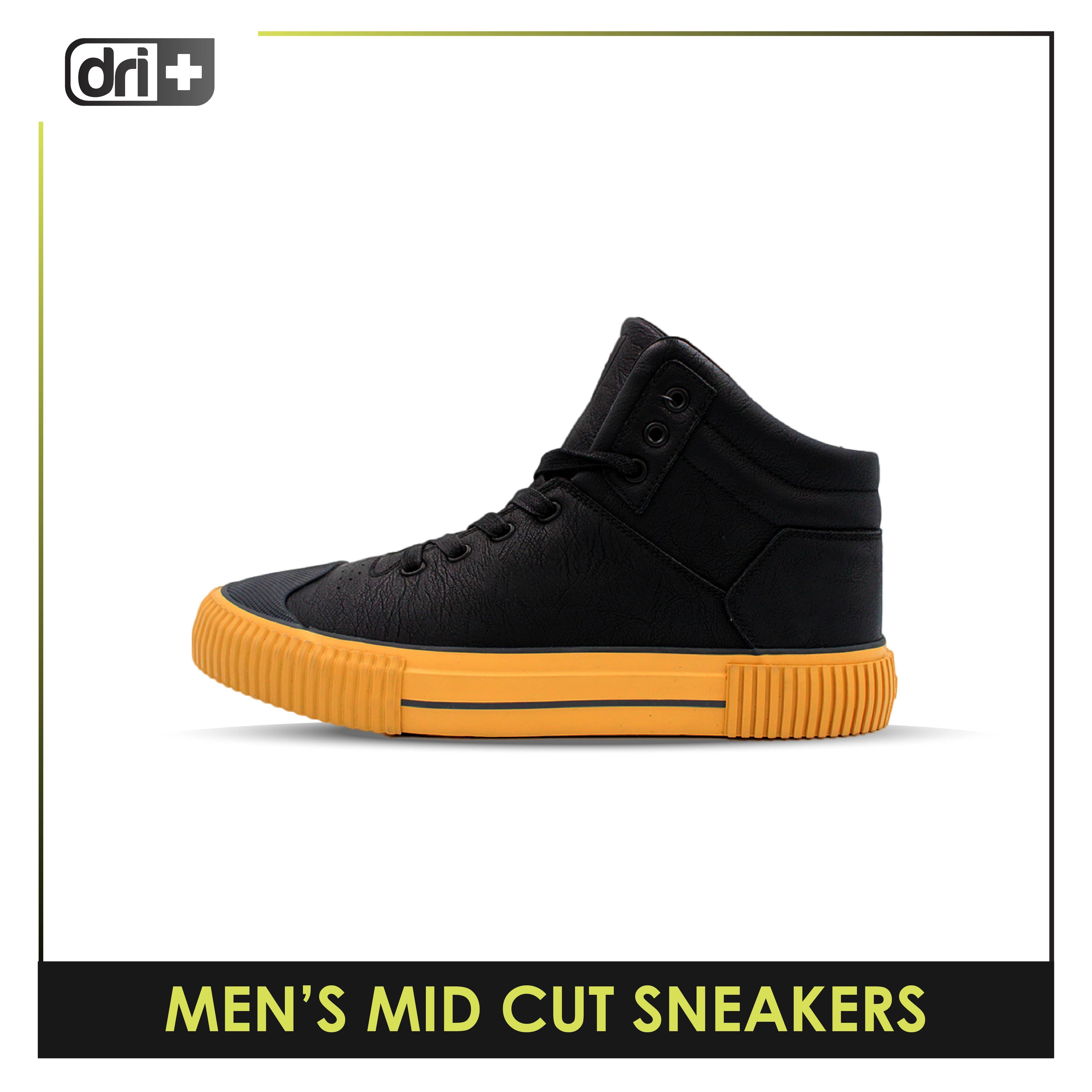 Dri Plus Men’s DRI+RIDE Urban Leather Mid Cut Sneaker Shoes HDMH3403