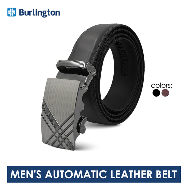 Burlington Men's Automatic Genuine Leather Belt 1 piece JMLA3403