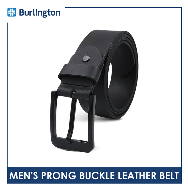Burlington Men's Prong Buckle Genuine Leather Belt 1 piece JMLP3403