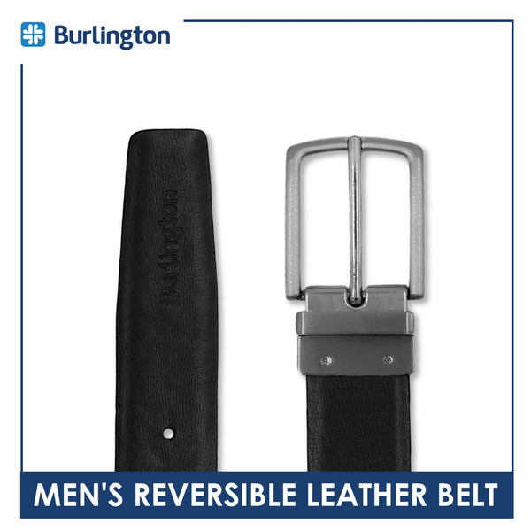 Burlington Men's Reversible Genuine Leather Belt 1 piece JMLR3401