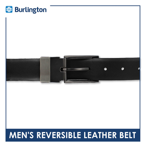 Burlington Men's Reversible Genuine Leather Belt 1 piece JMLR3403